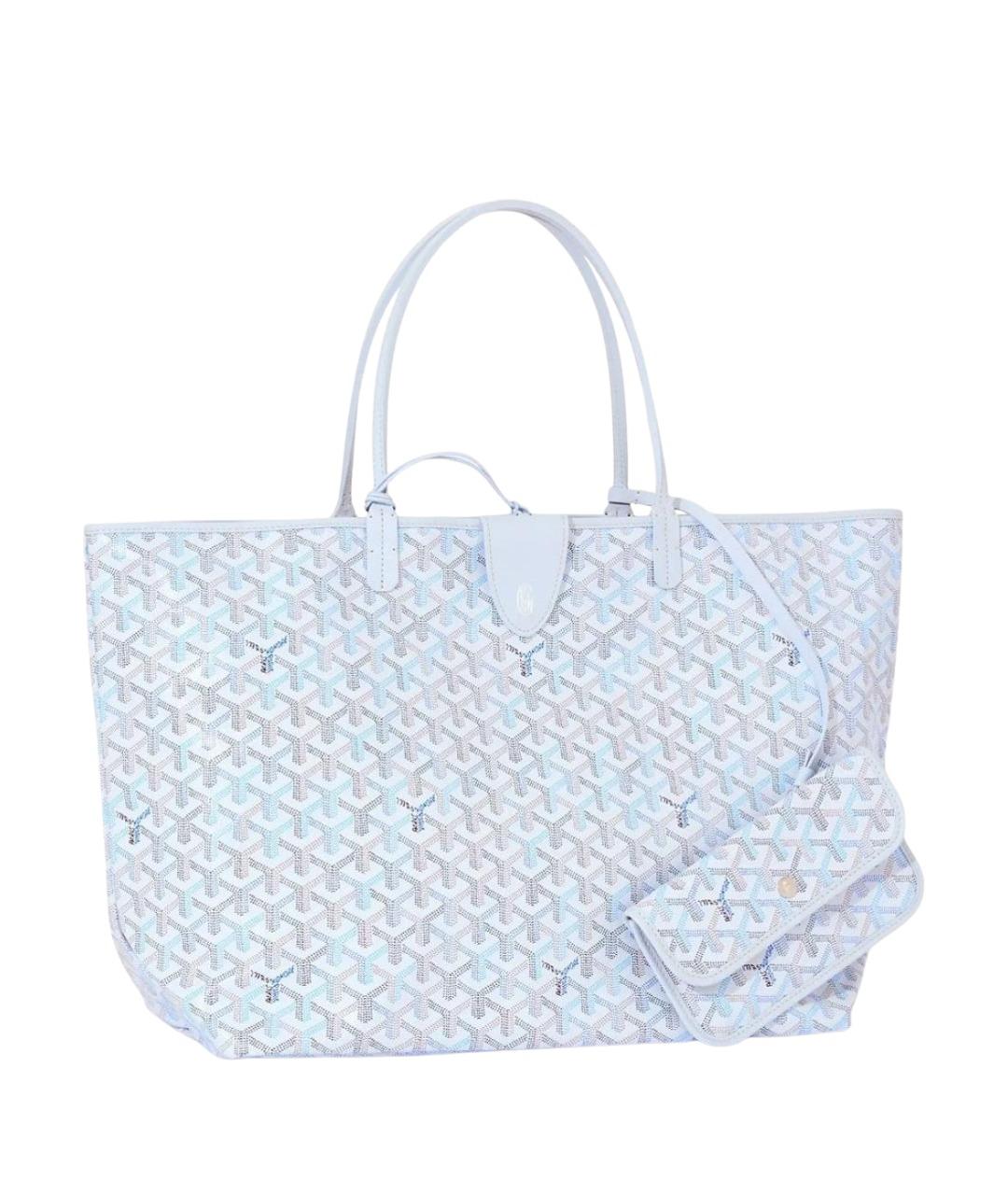 GOYARD Голубая сумка тоут, фото 1