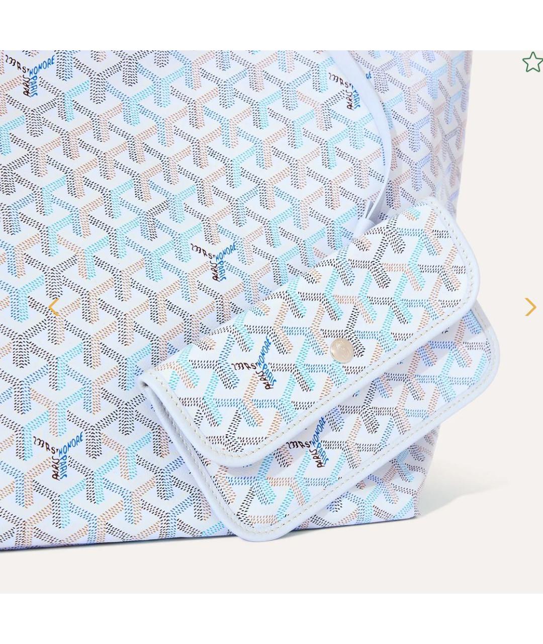 GOYARD Голубая сумка тоут, фото 2