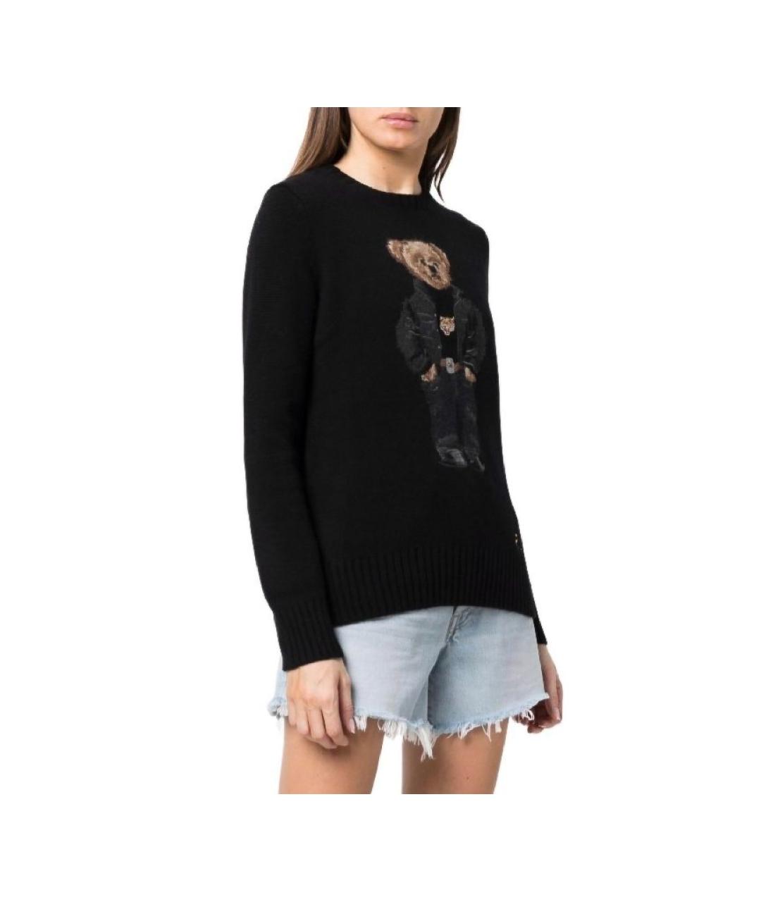 POLO RALPH LAUREN Черный шерстяной джемпер / свитер, фото 5