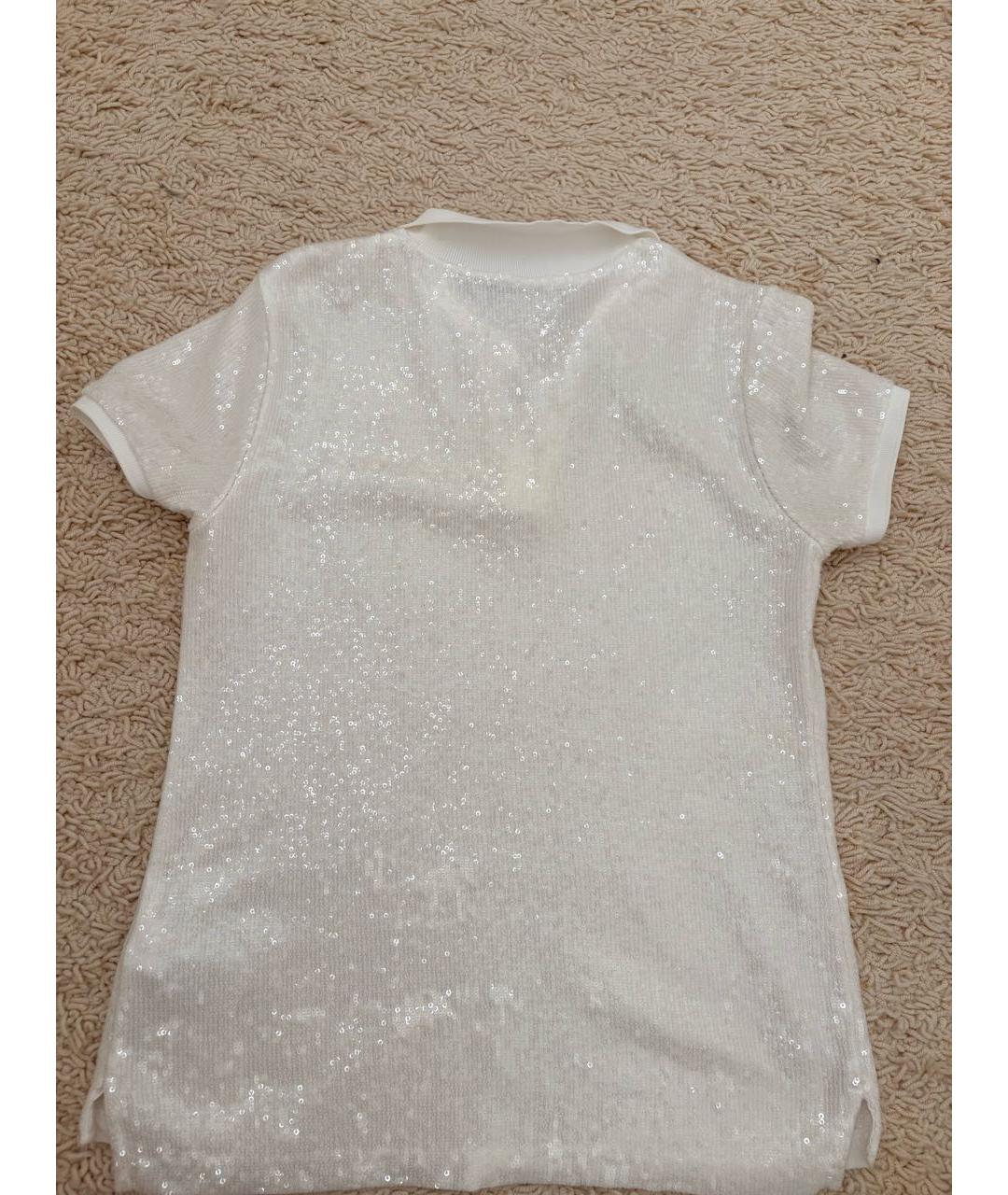 POLO RALPH LAUREN Белая хлопковая футболка, фото 4