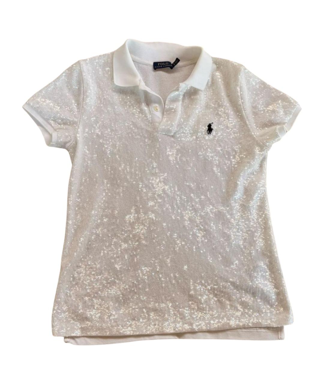 POLO RALPH LAUREN Белая хлопковая футболка, фото 1