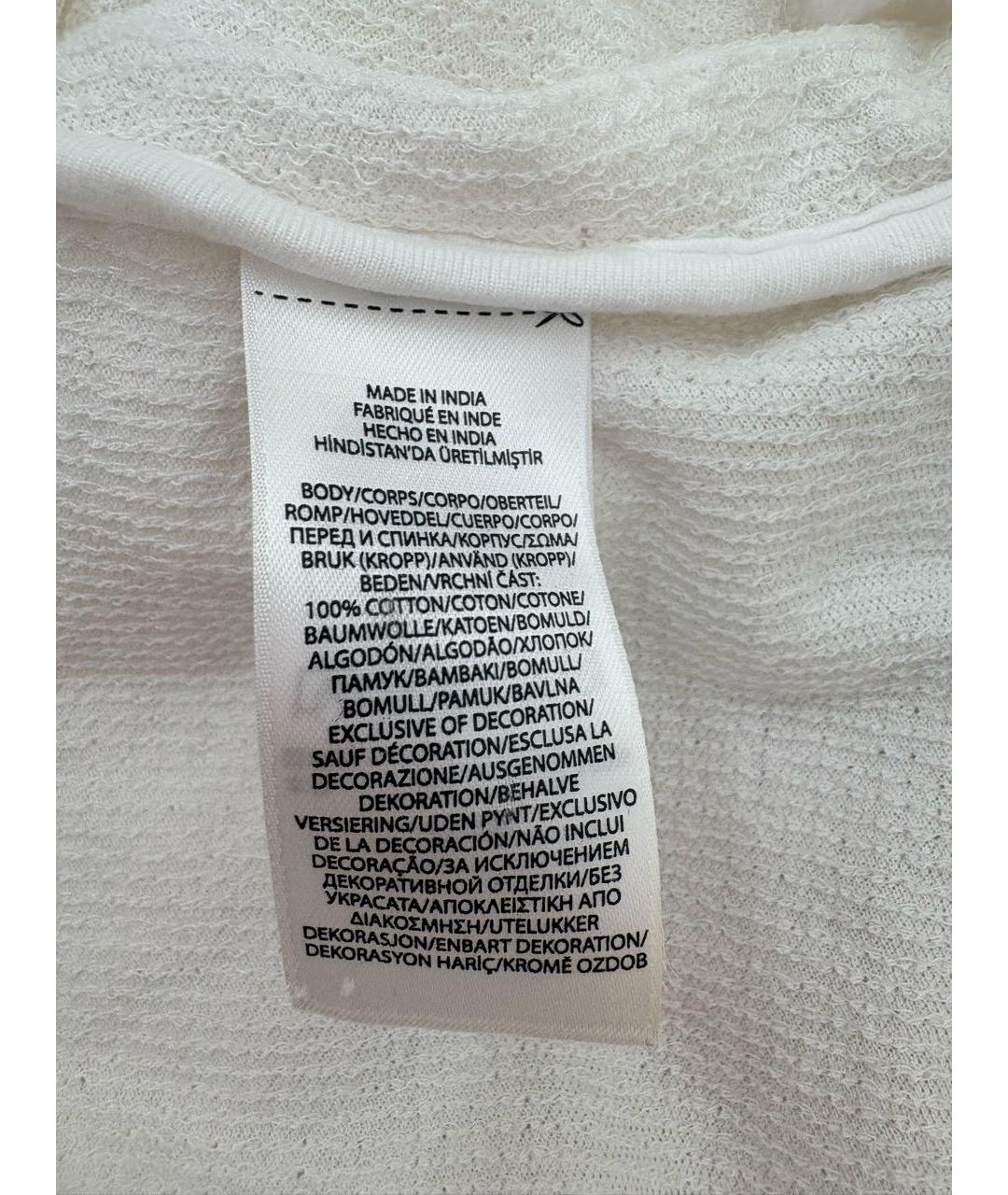 POLO RALPH LAUREN Белая хлопковая футболка, фото 7