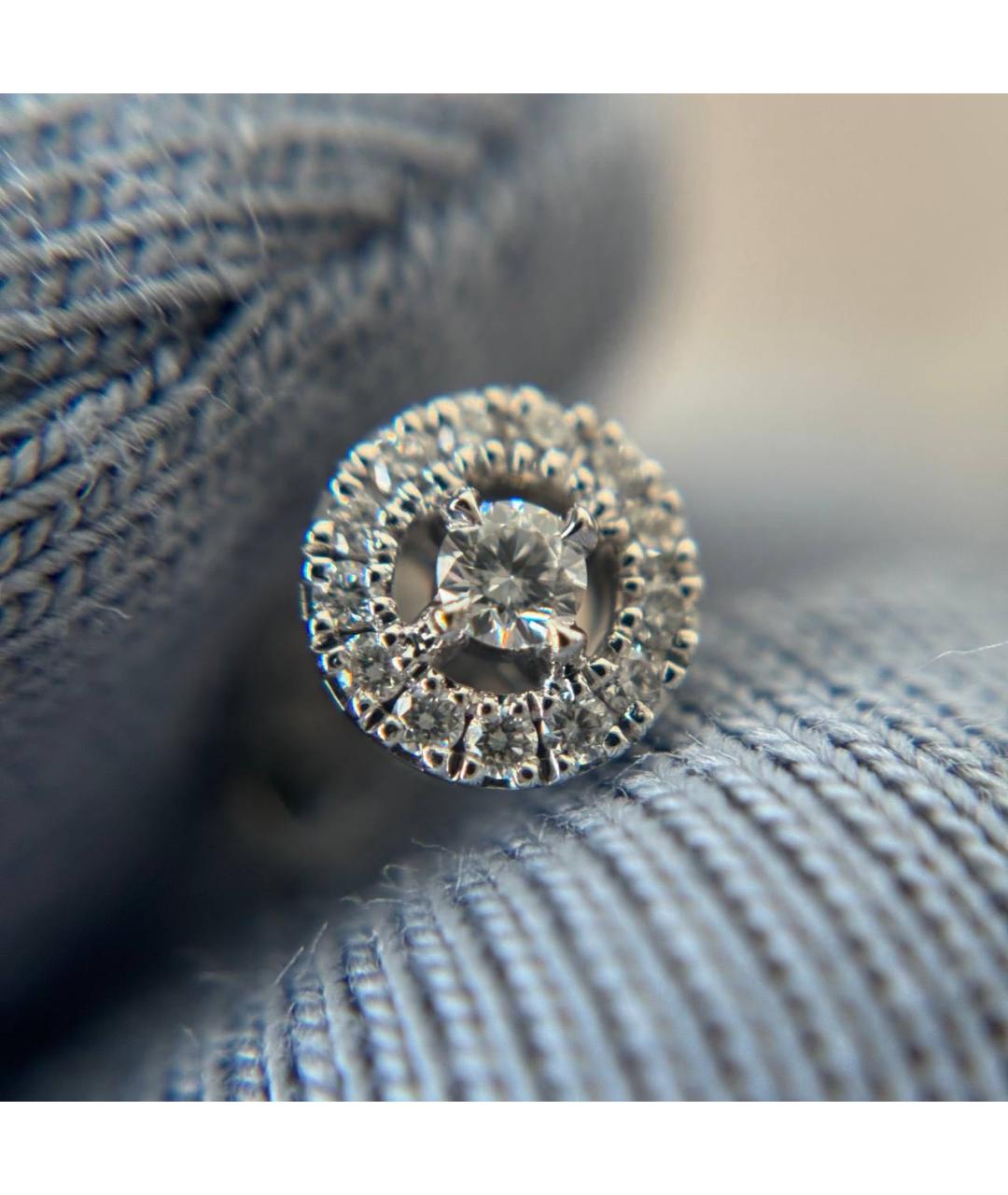 MESSIKA Серебряные серьги из белого золота, фото 3