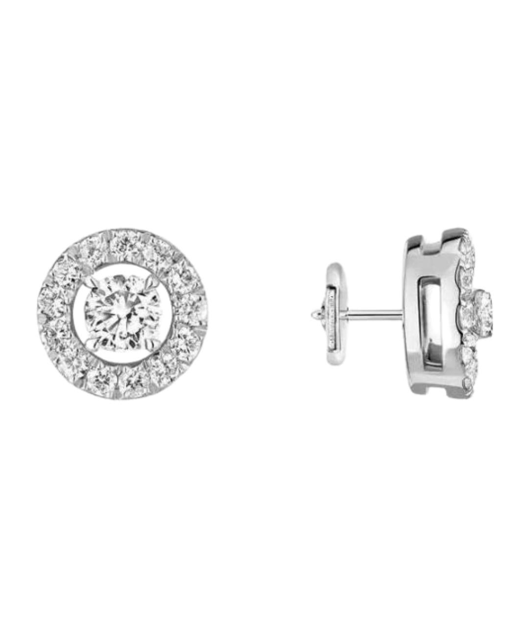 MESSIKA Серебряные серьги из белого золота, фото 1