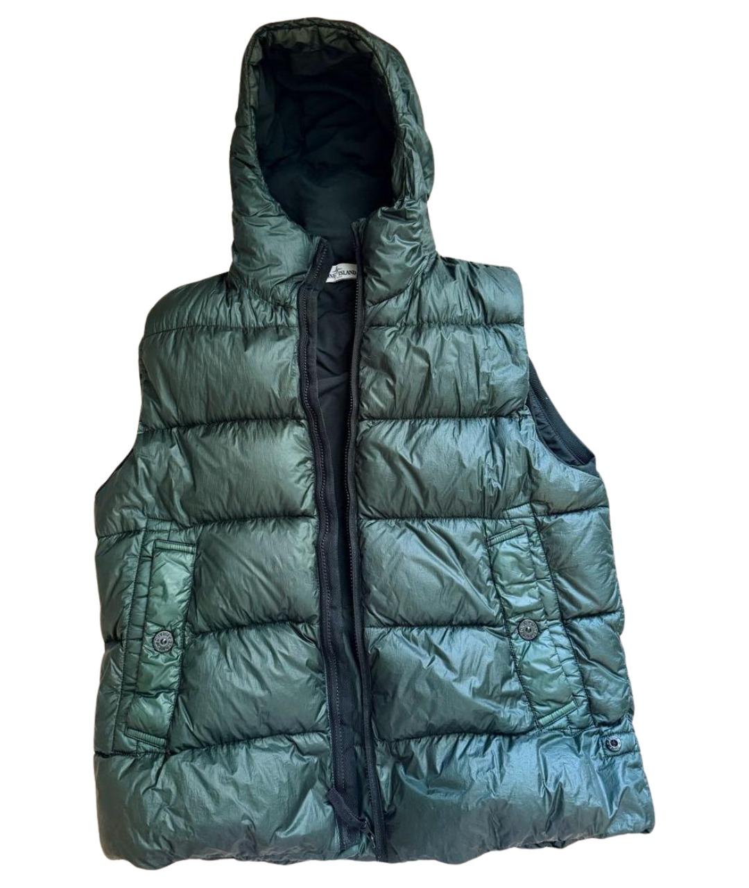 STONE ISLAND Зеленый жилет, фото 1