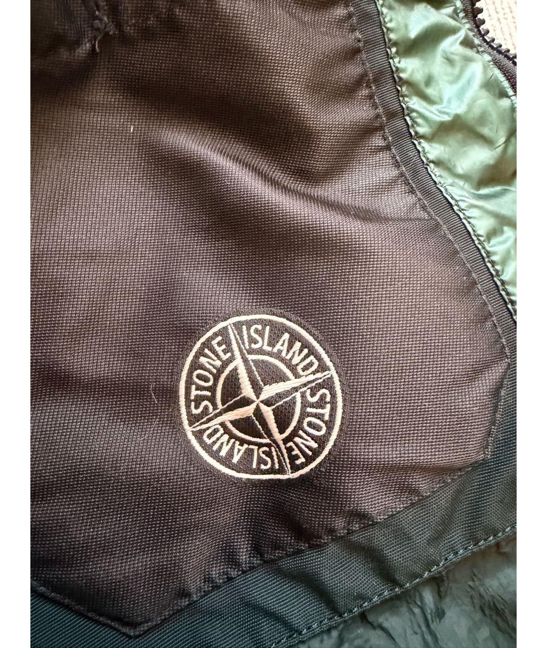 STONE ISLAND Зеленый жилет, фото 6