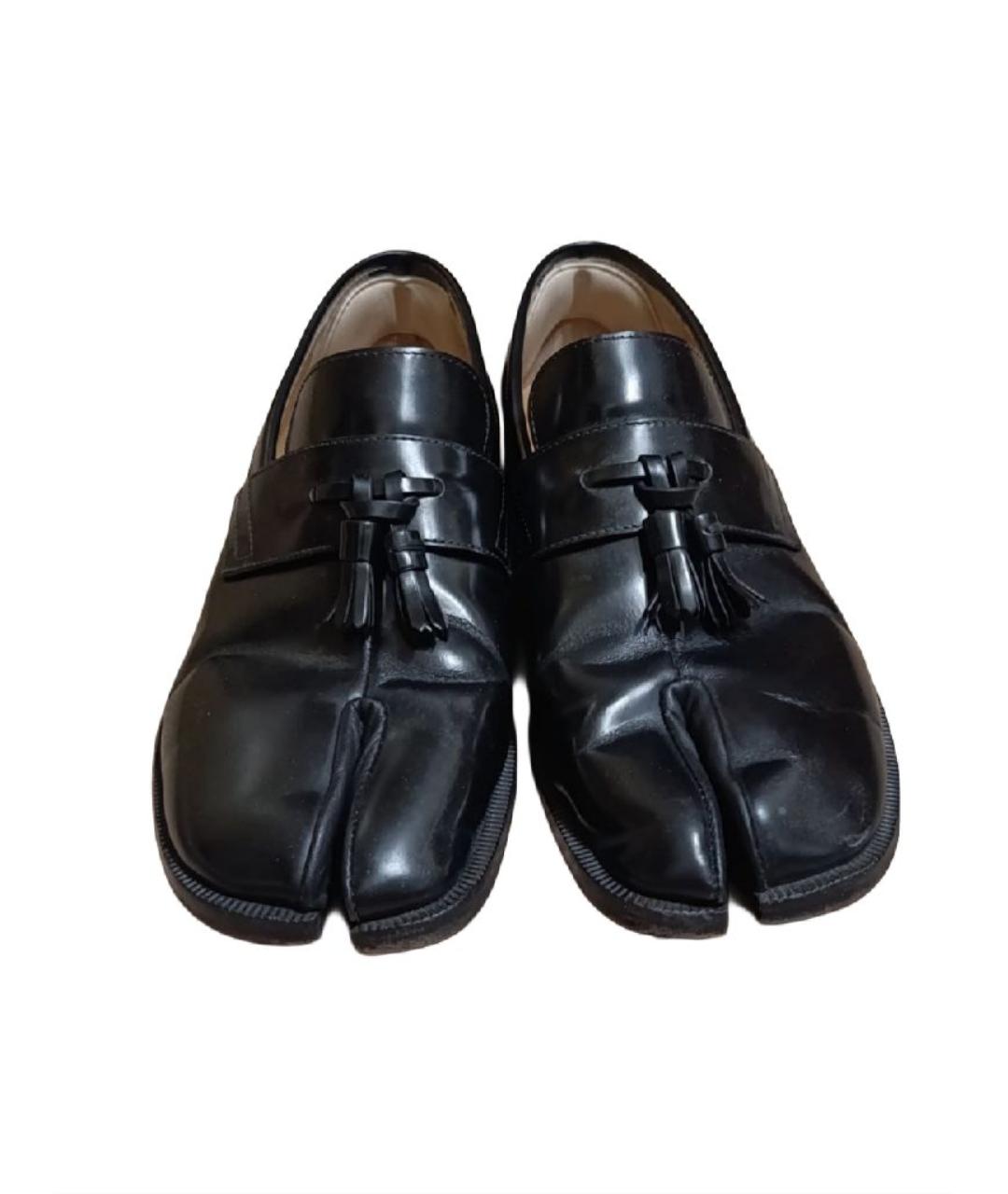 MAISON MARGIELA Черные лоферы из лакированной кожи, фото 2