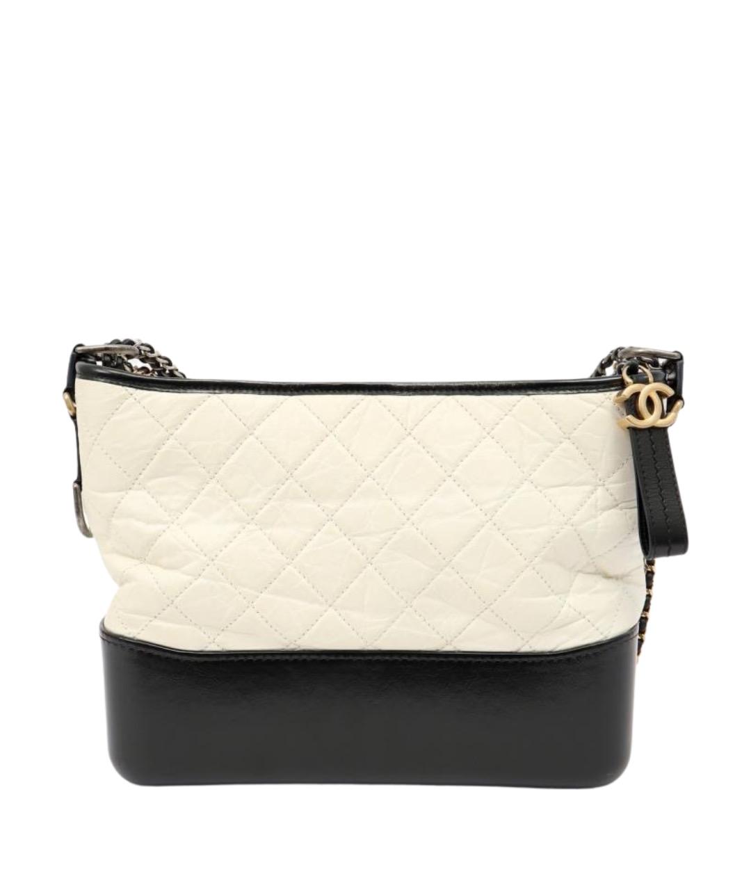 CHANEL Бежевая кожаная сумка через плечо, фото 1