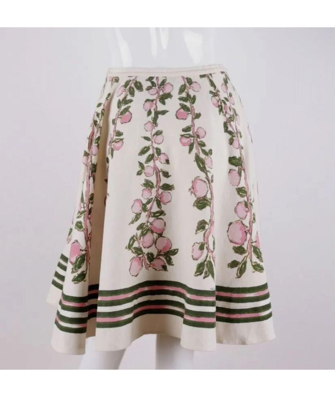 LOUIS VUITTON Мульти юбка миди, фото 2