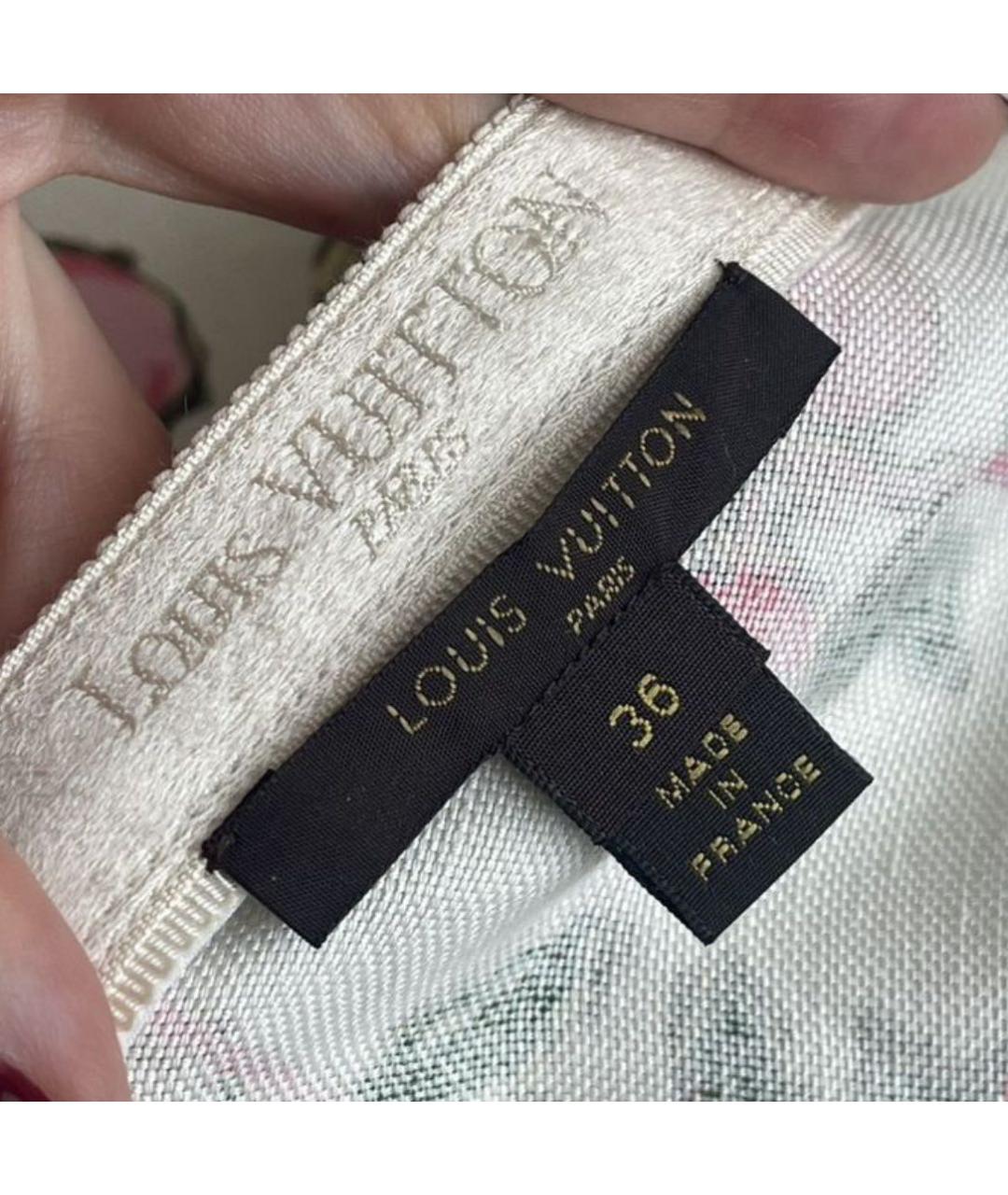 LOUIS VUITTON Мульти юбка миди, фото 4