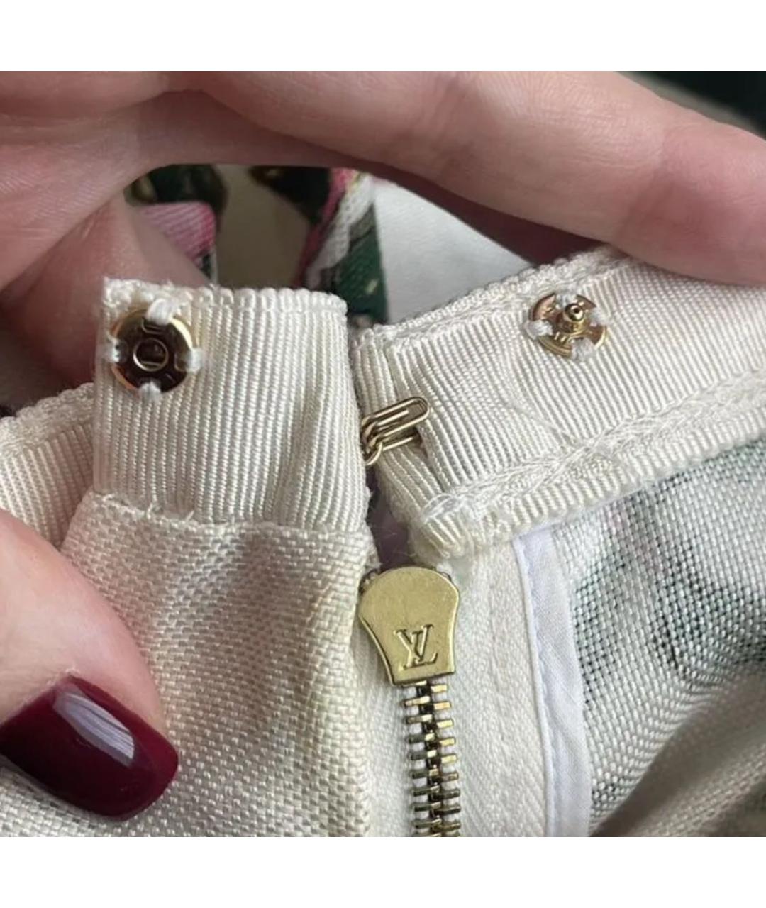 LOUIS VUITTON Мульти юбка миди, фото 7