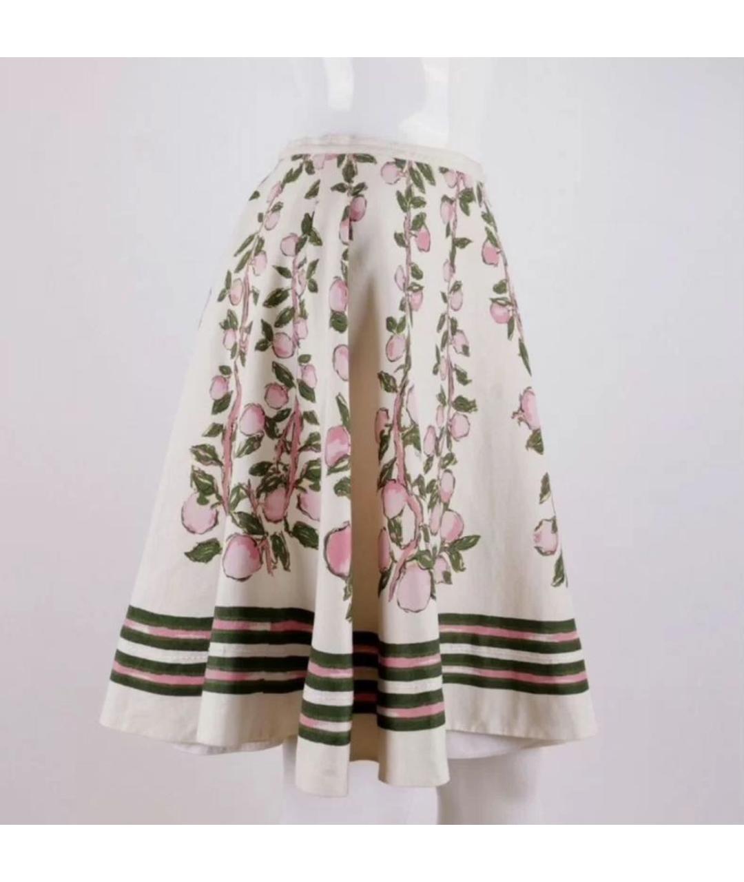 LOUIS VUITTON Мульти юбка миди, фото 3