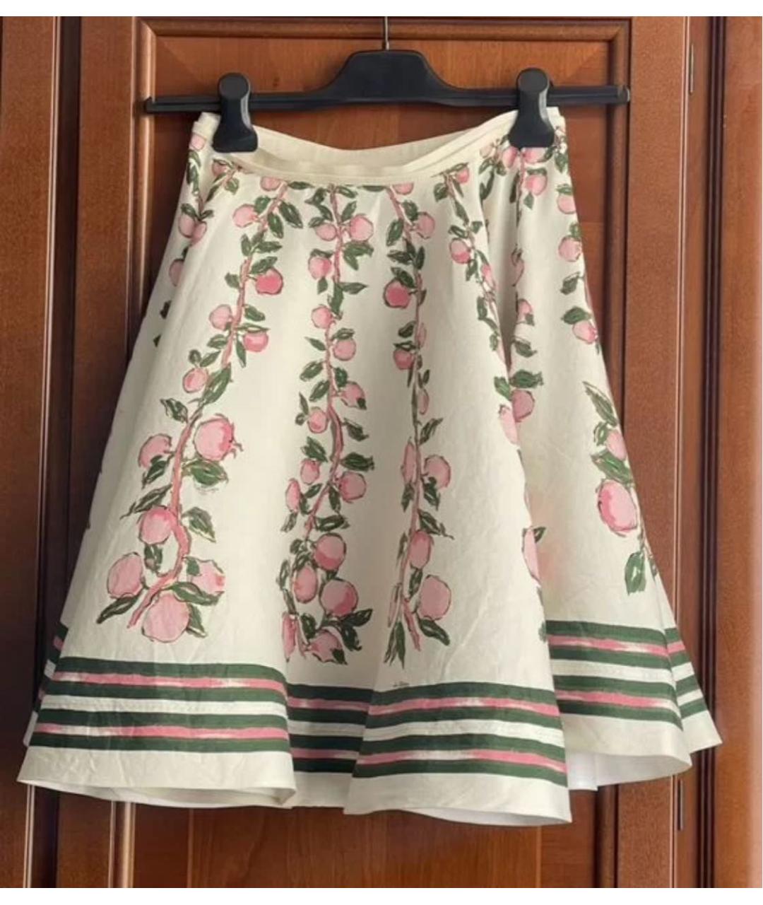 LOUIS VUITTON Мульти юбка миди, фото 8