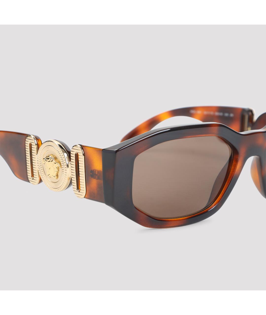 VERSACE Мульти пластиковые солнцезащитные очки, фото 3