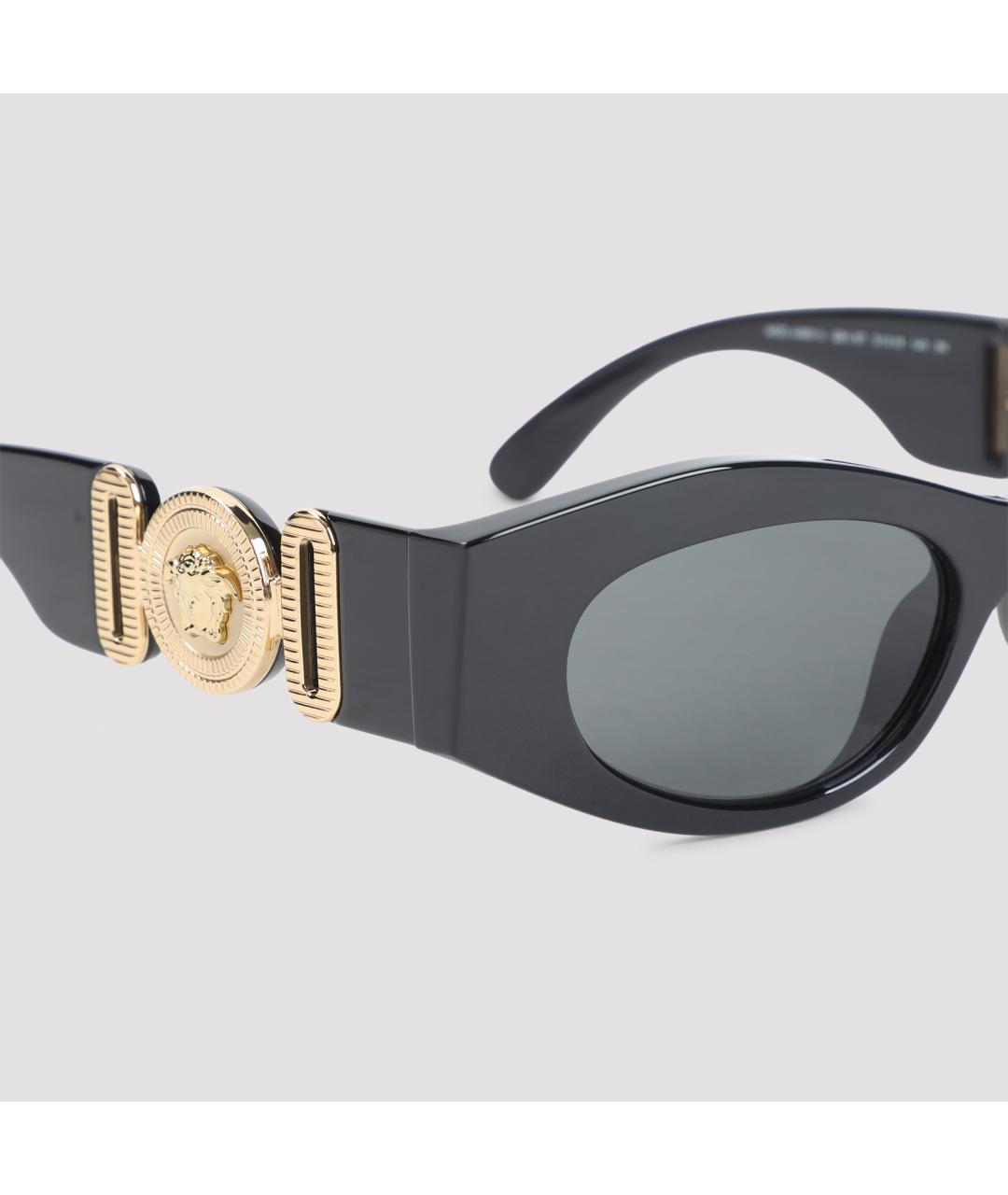 VERSACE Черные солнцезащитные очки, фото 5