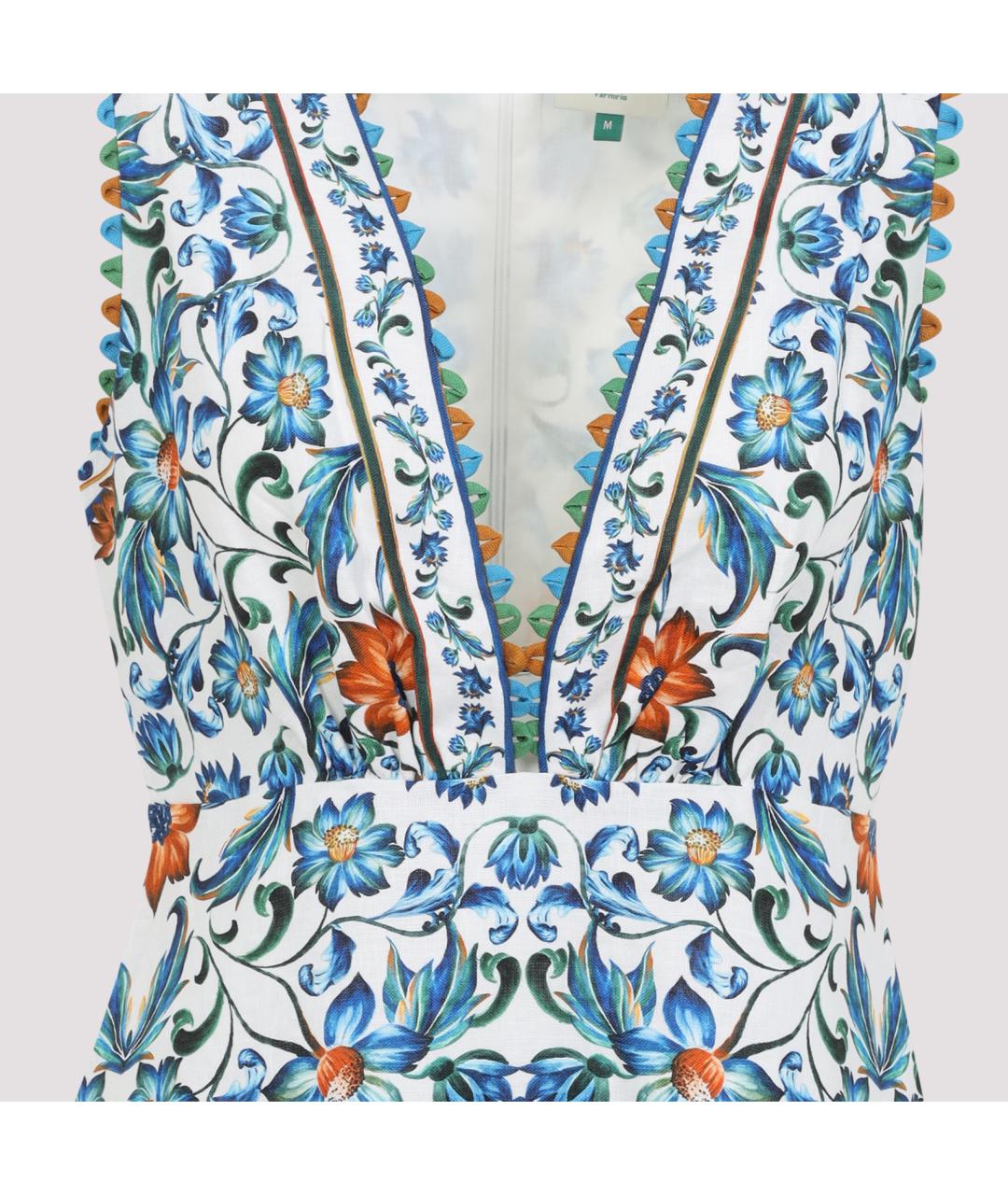 FARM RIO Мульти хлопковое повседневное платье, фото 4