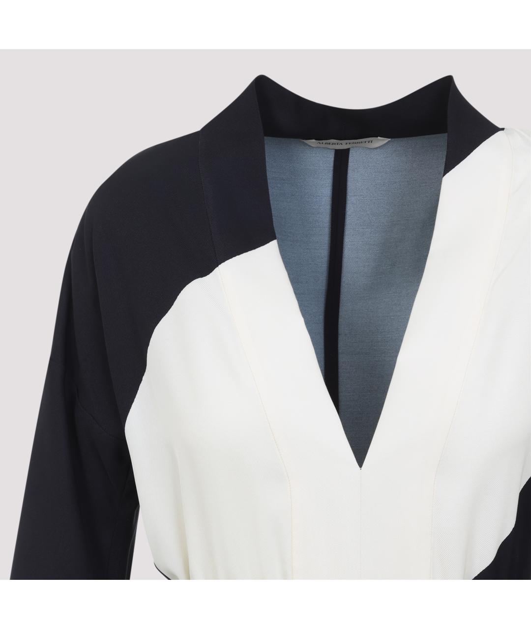 ALBERTA FERRETTI Мульти вискозное повседневное платье, фото 3