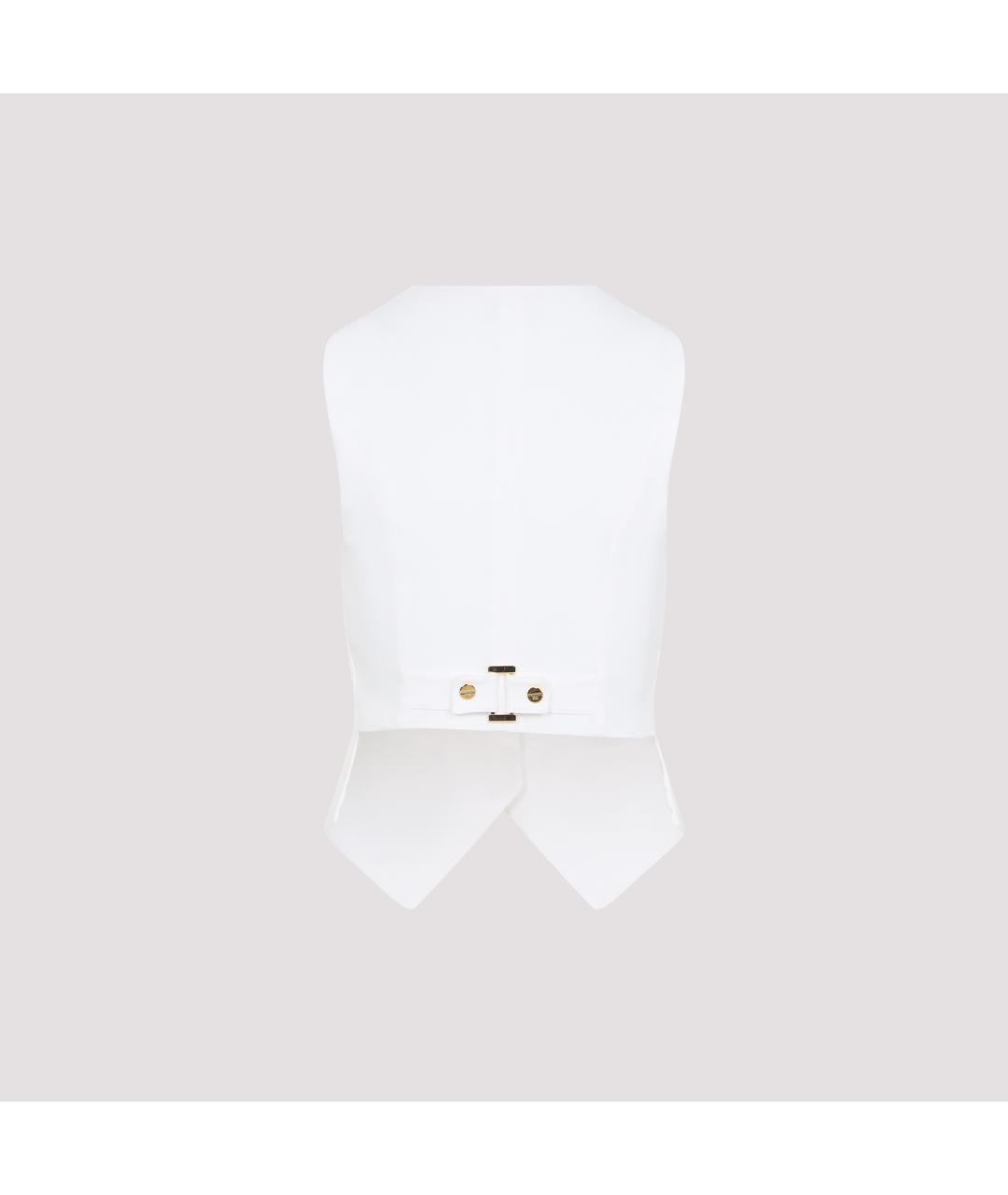 ELISABETTA FRANCHI Льняная жилетка, фото 2