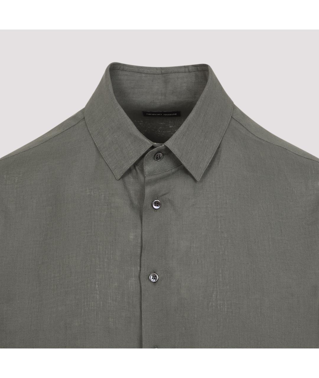GIORGIO ARMANI Льняная кэжуал рубашка, фото 3