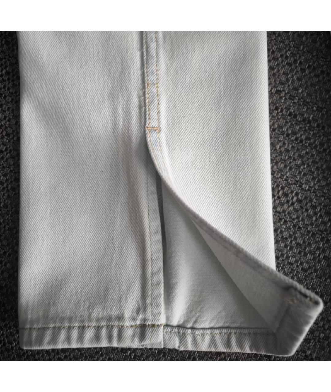 12 STOREEZ Голубые хлопковые прямые джинсы, фото 6