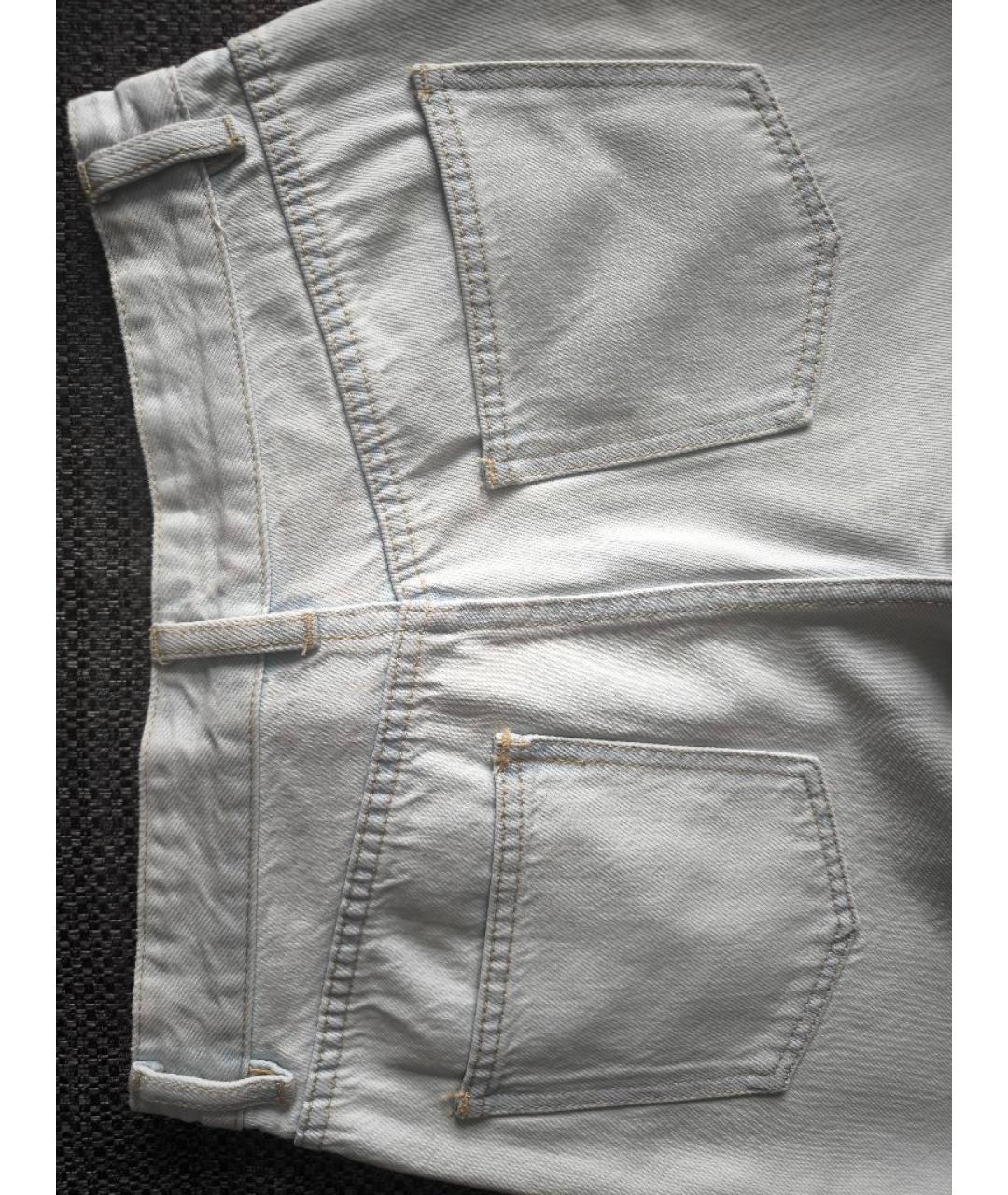 12 STOREEZ Голубые хлопковые прямые джинсы, фото 4