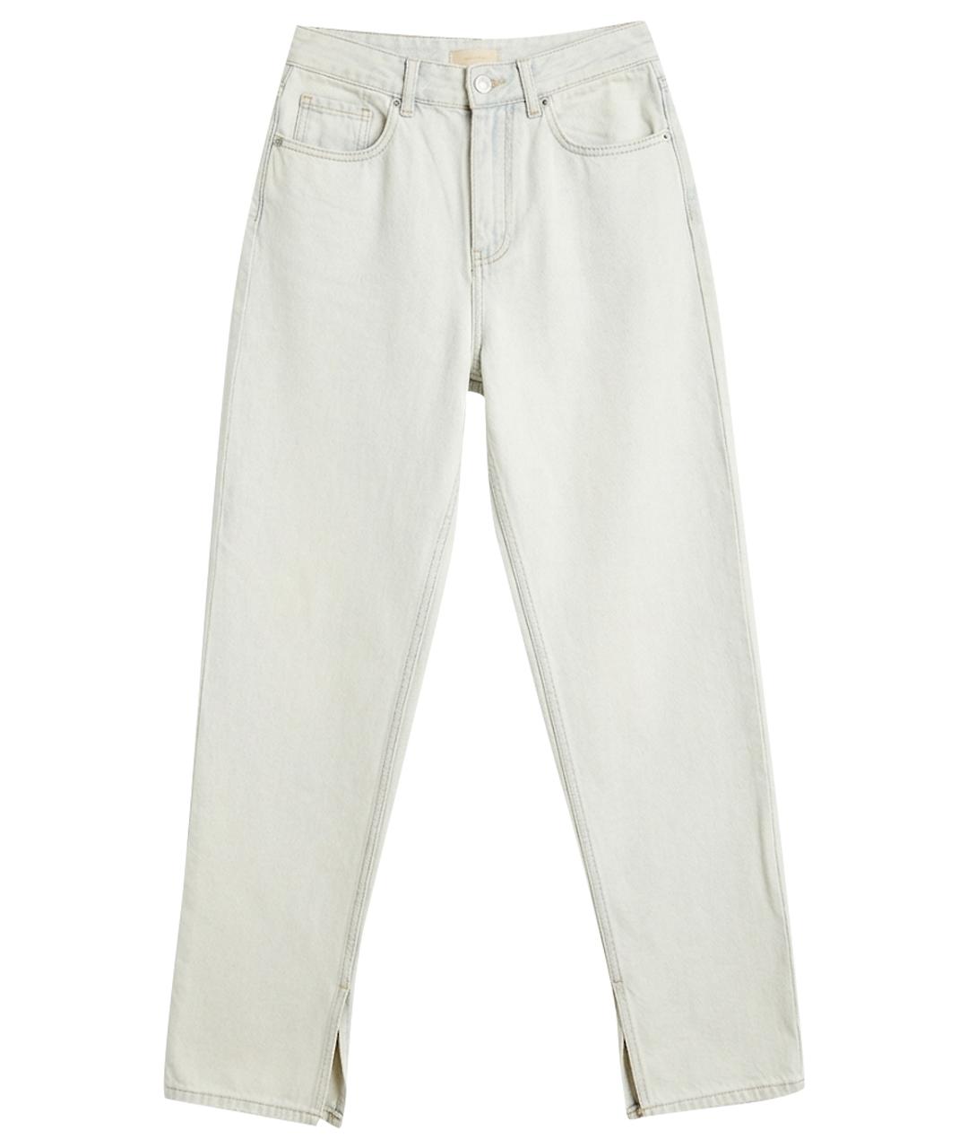 12 STOREEZ Голубые хлопковые прямые джинсы, фото 1