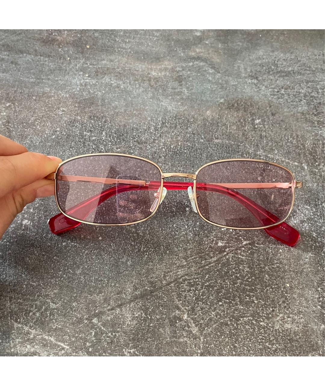 MARC JACOBS Розовые металлические солнцезащитные очки, фото 7