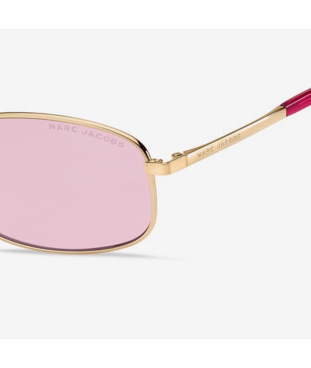 MARC JACOBS Розовые металлические солнцезащитные очки, фото 3