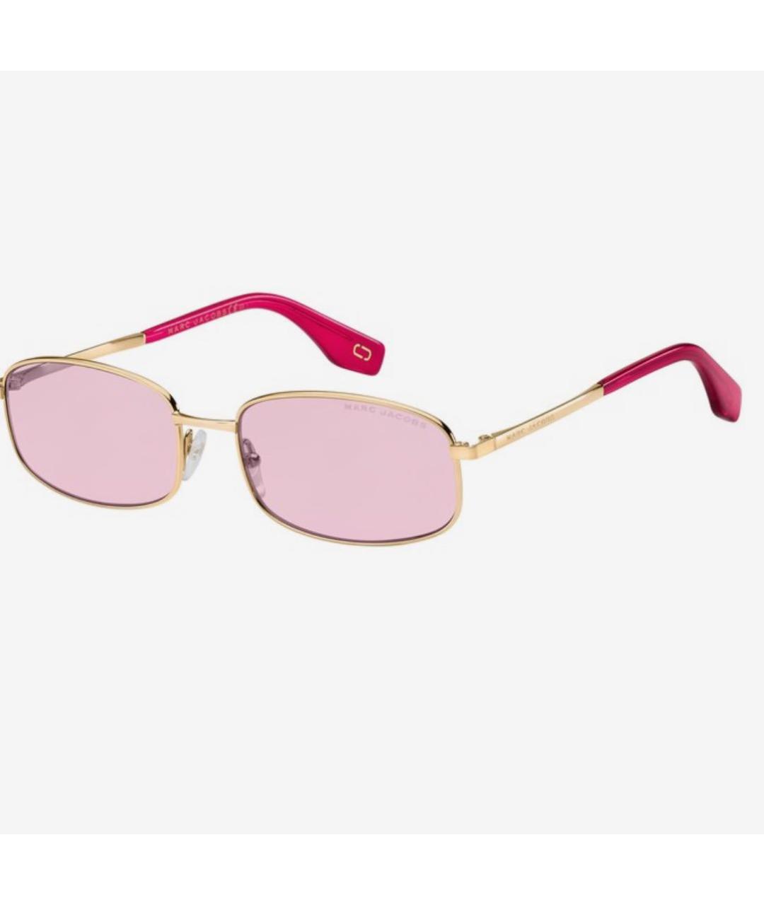MARC JACOBS Розовые металлические солнцезащитные очки, фото 2