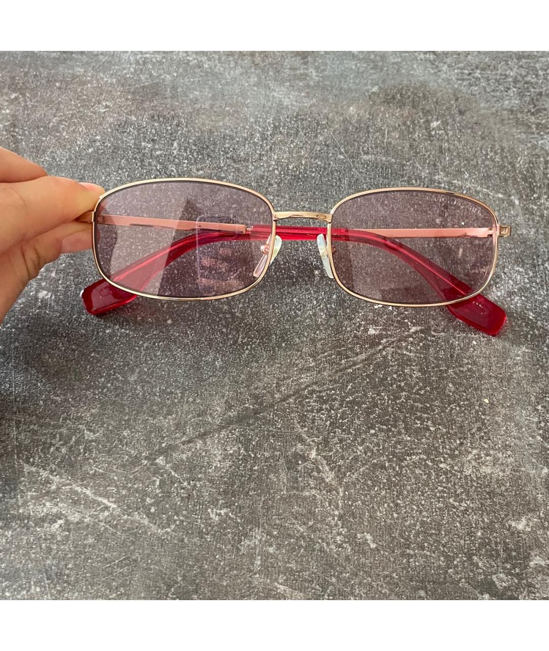 MARC JACOBS Розовые металлические солнцезащитные очки, фото 4