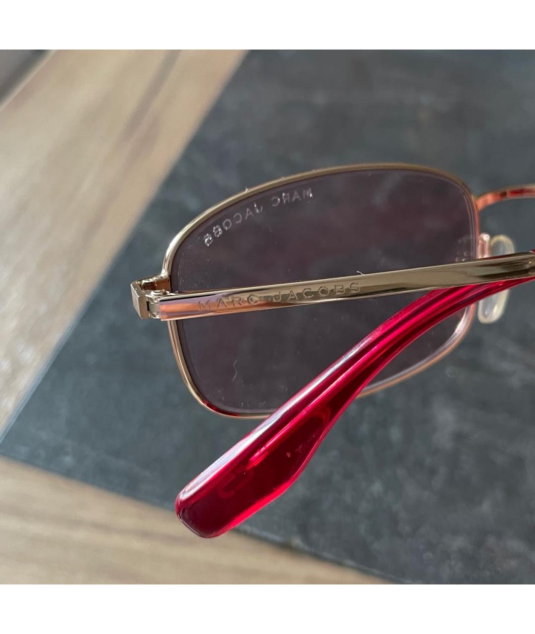 MARC JACOBS Розовые металлические солнцезащитные очки, фото 6