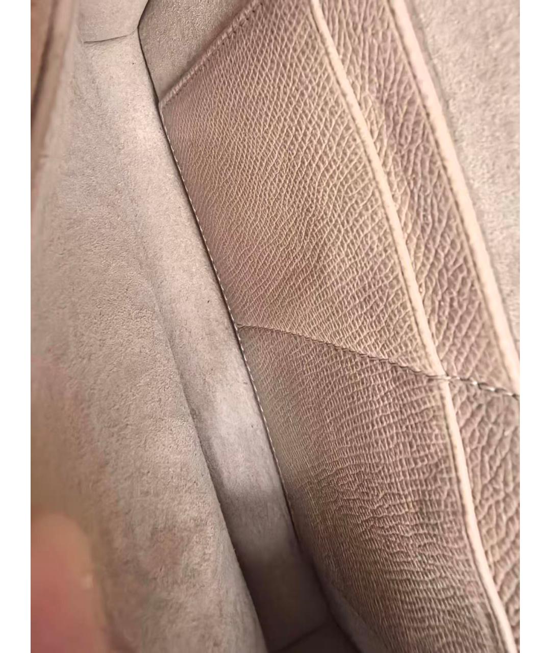 CHRISTIAN DIOR Розовая кожаная сумка через плечо, фото 7