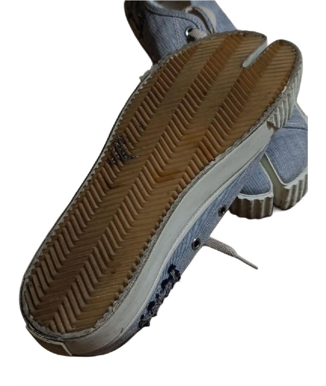 MAISON MARGIELA Синие текстильные кеды, фото 6