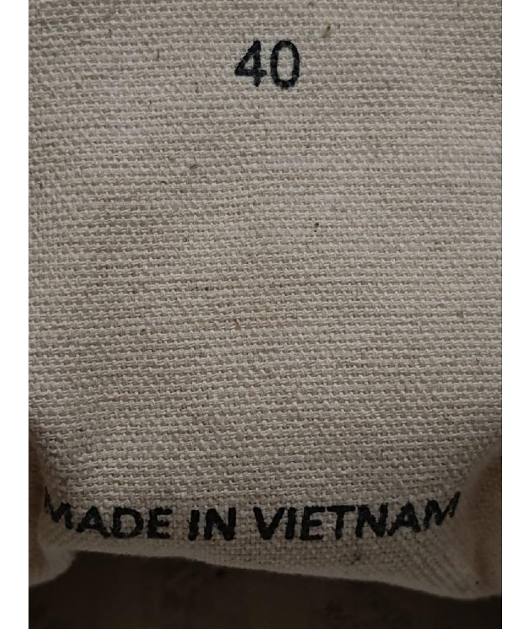 MAISON MARGIELA Синие текстильные кеды, фото 9