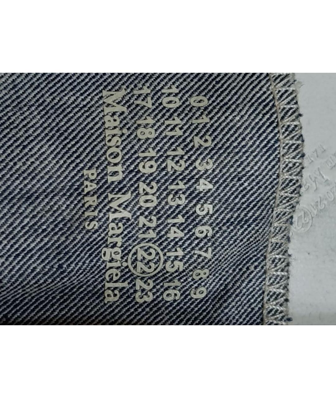 MAISON MARGIELA Синие текстильные кеды, фото 8