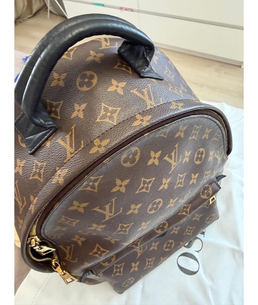 LOUIS VUITTON Коричневый рюкзак, фото 7