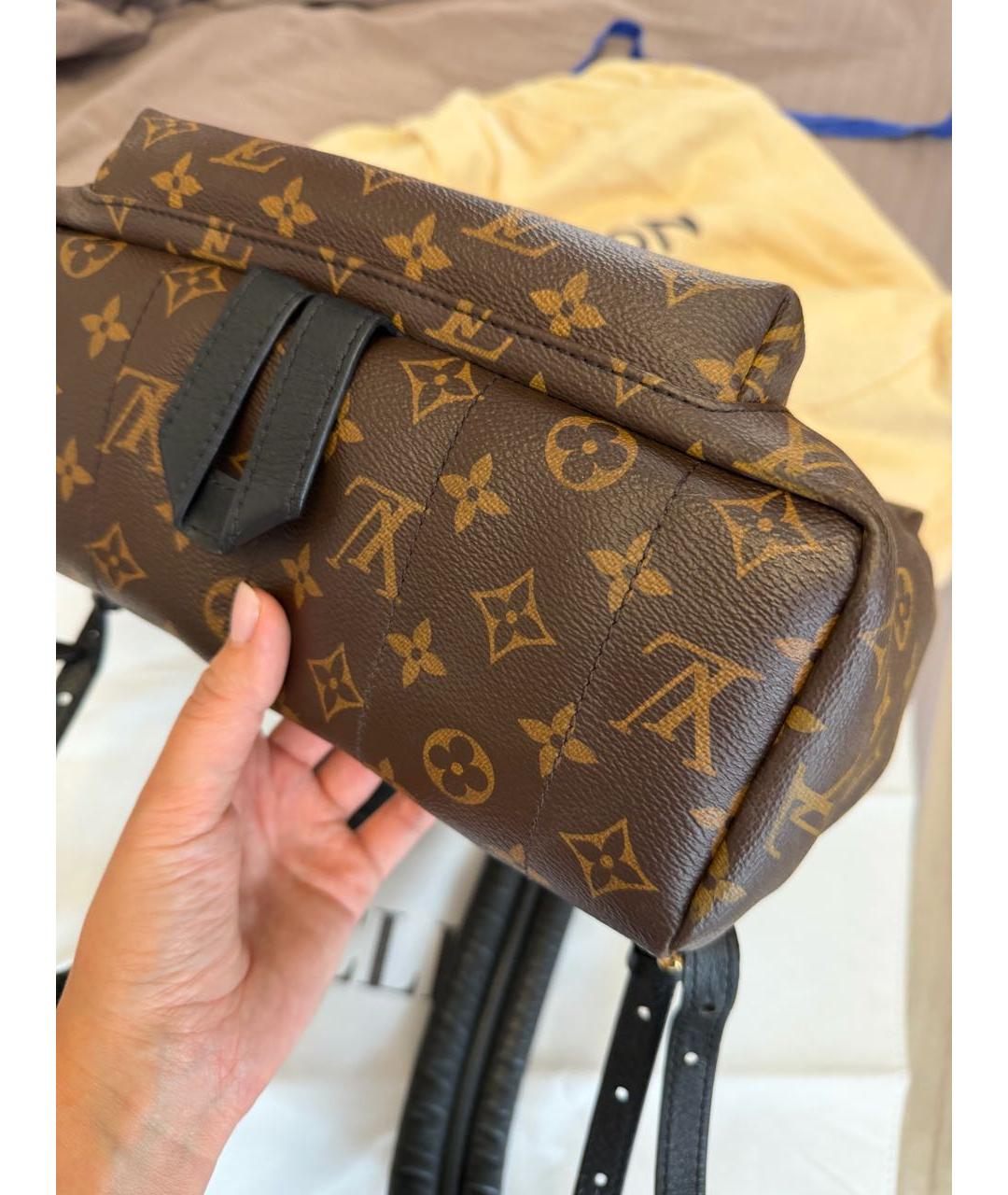 LOUIS VUITTON Коричневый рюкзак, фото 6