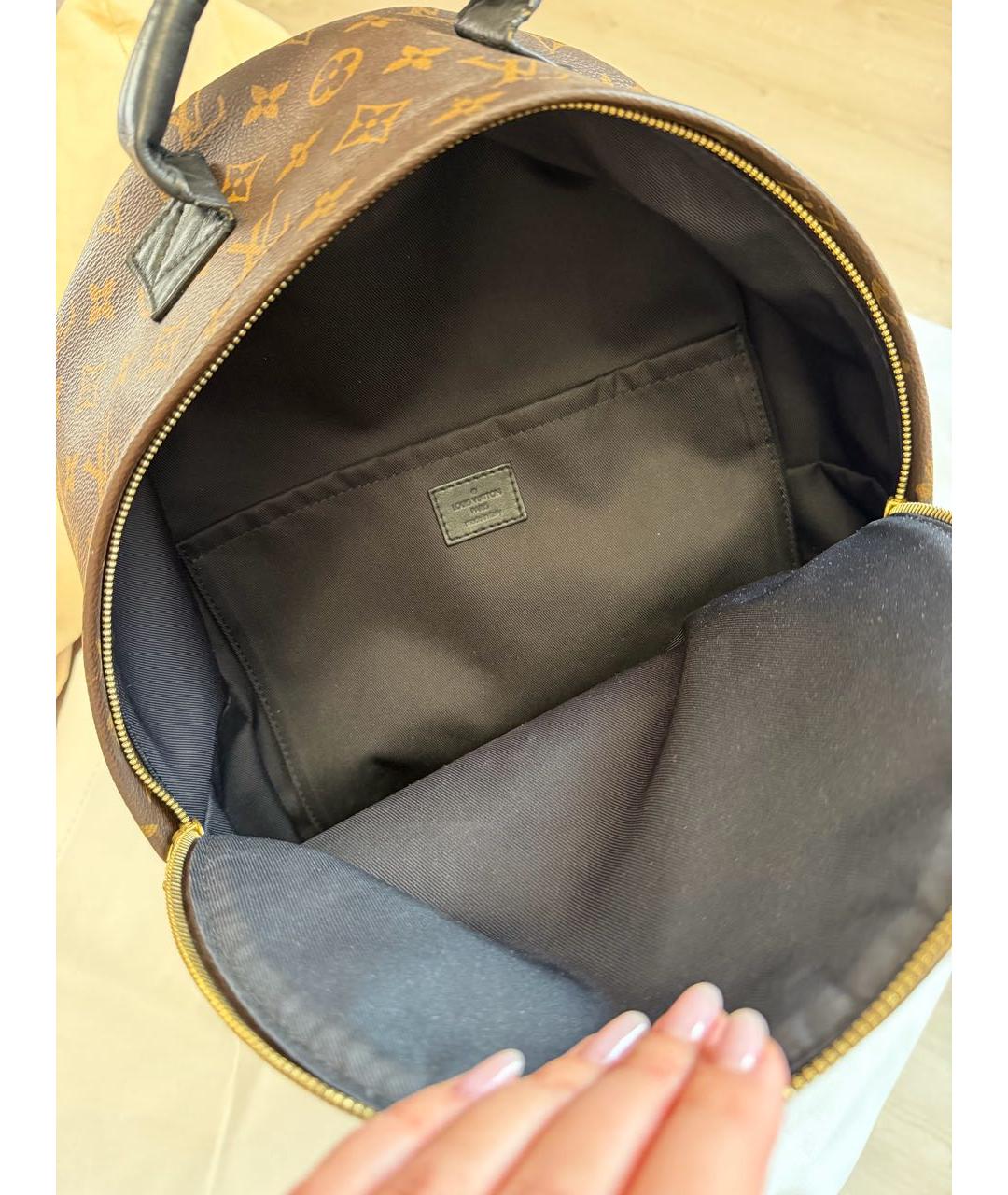 LOUIS VUITTON Коричневый рюкзак, фото 4