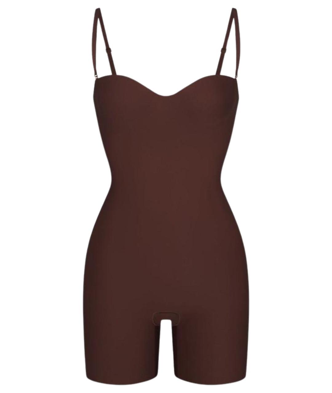SKIMS Коричневое боди, фото 1