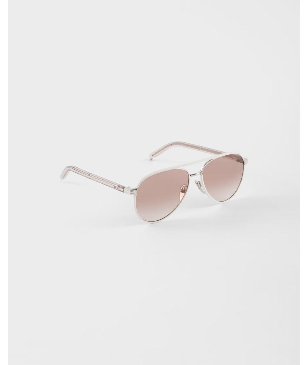 PRADA Коричневые солнцезащитные очки, фото 3