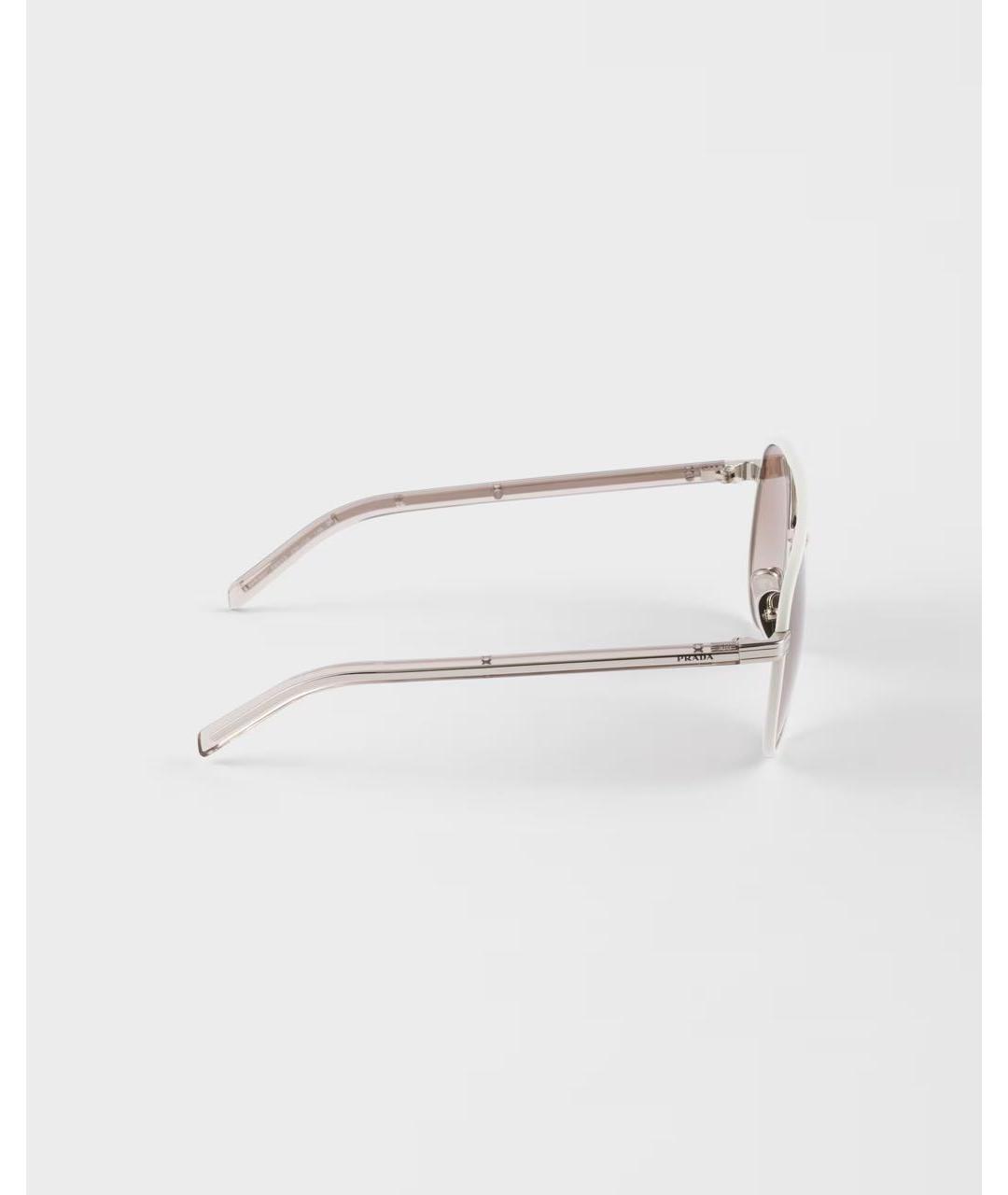 PRADA Коричневые солнцезащитные очки, фото 4