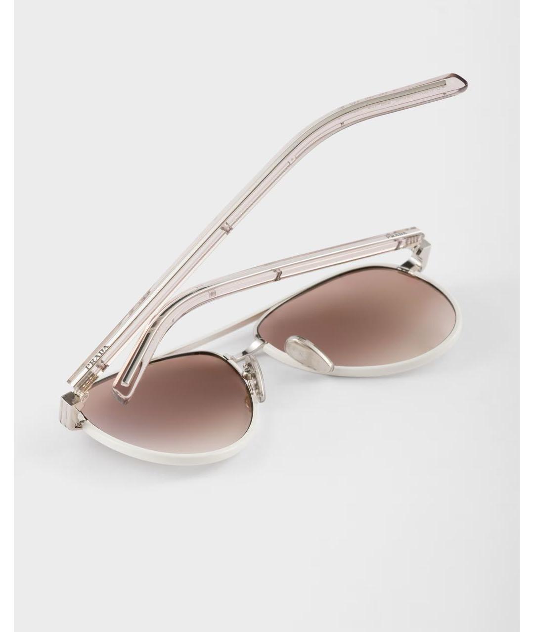 PRADA Коричневые солнцезащитные очки, фото 5