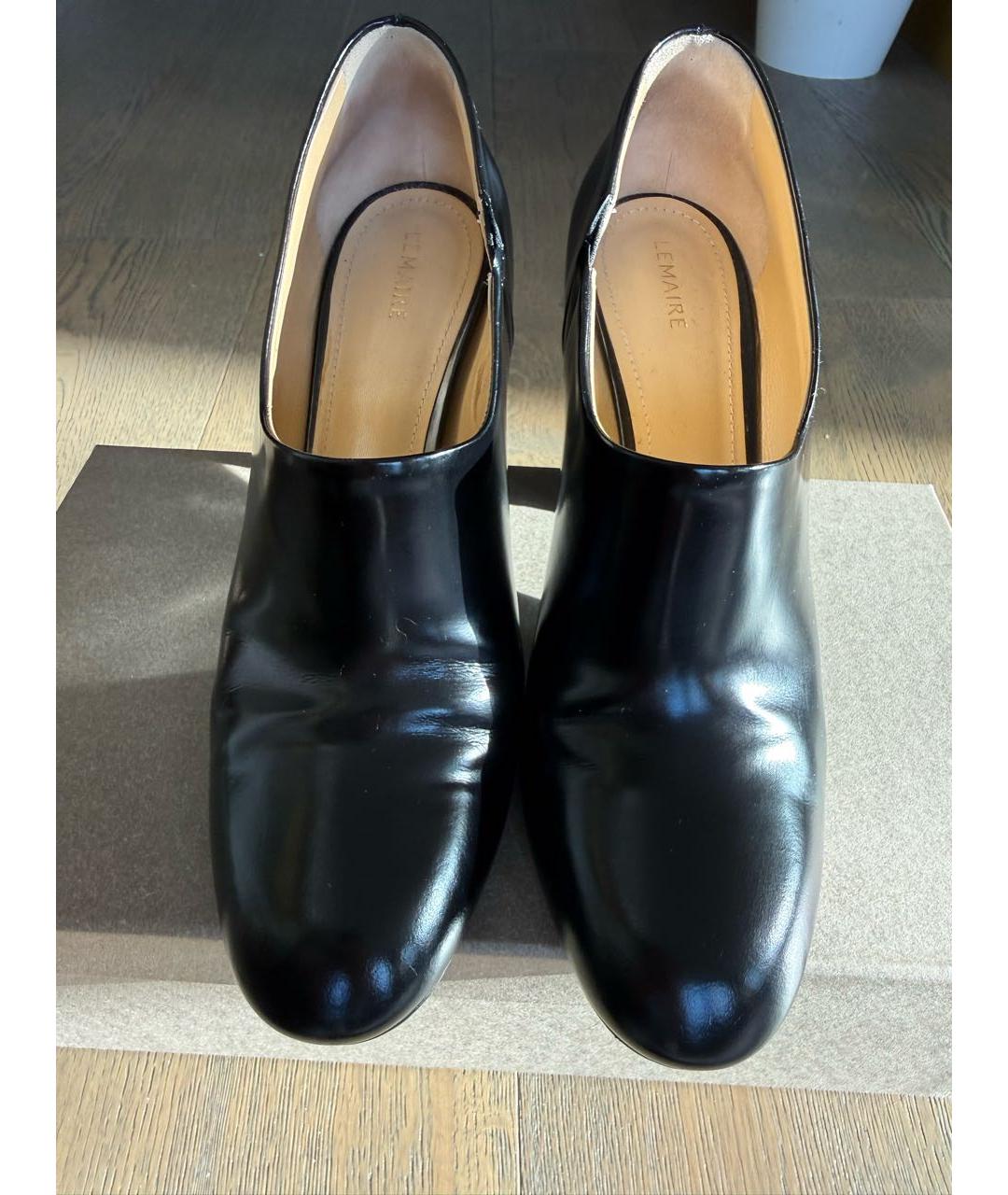 LEMAIRE Черные кожаные туфли, фото 2