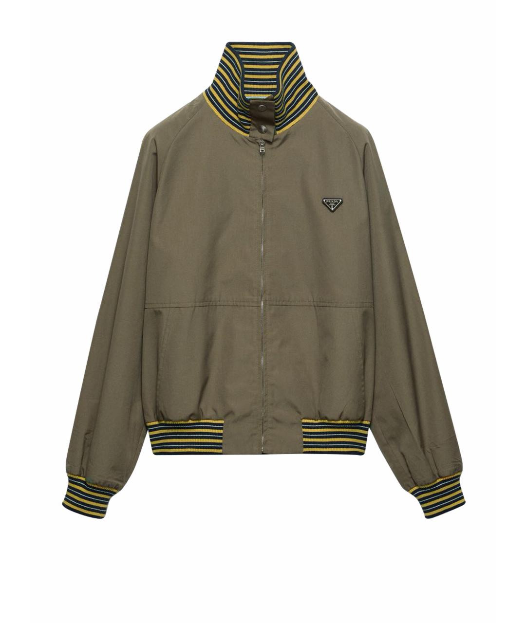 PRADA Хаки спортивная куртка, фото 1