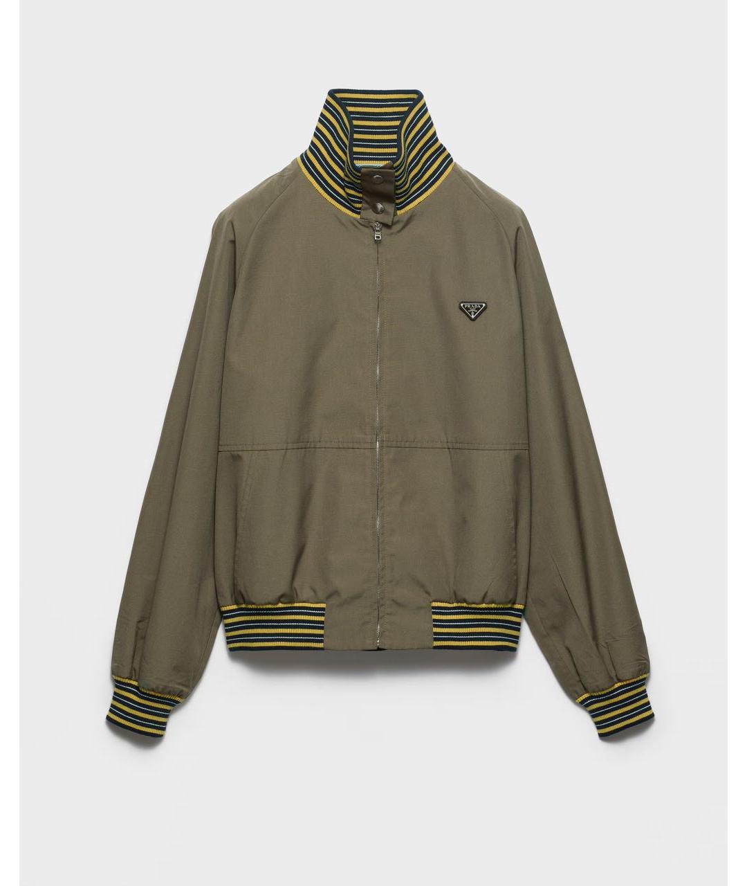 PRADA Хаки спортивная куртка, фото 6
