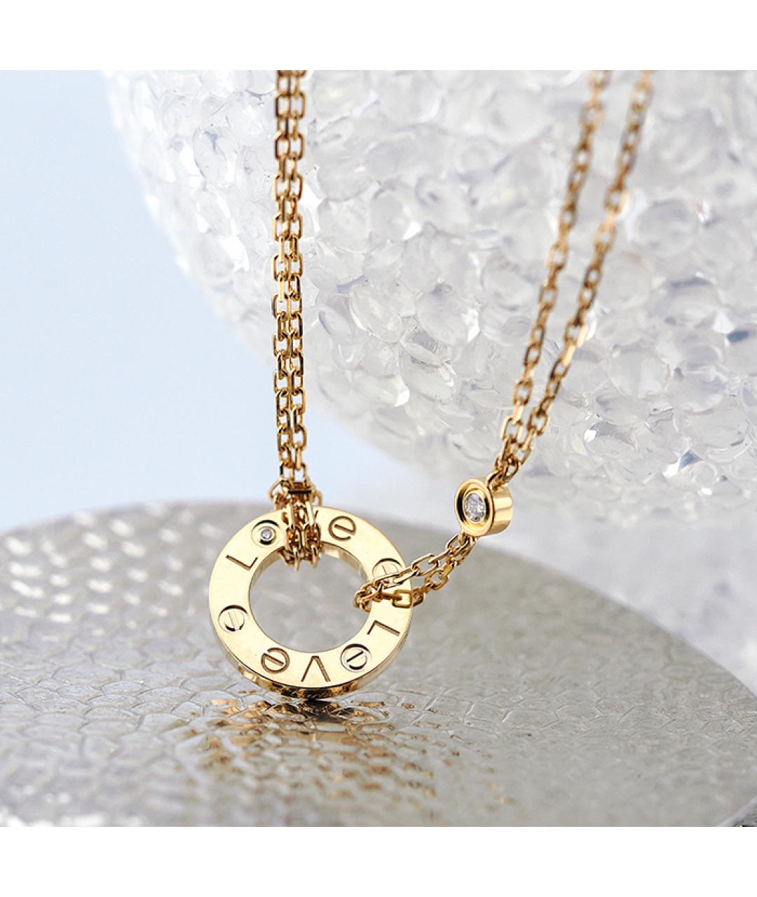 CARTIER Золотое колье из желтого золота, фото 3