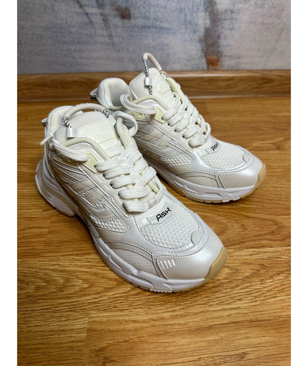 ASH Белые текстильные кроссовки, фото 3