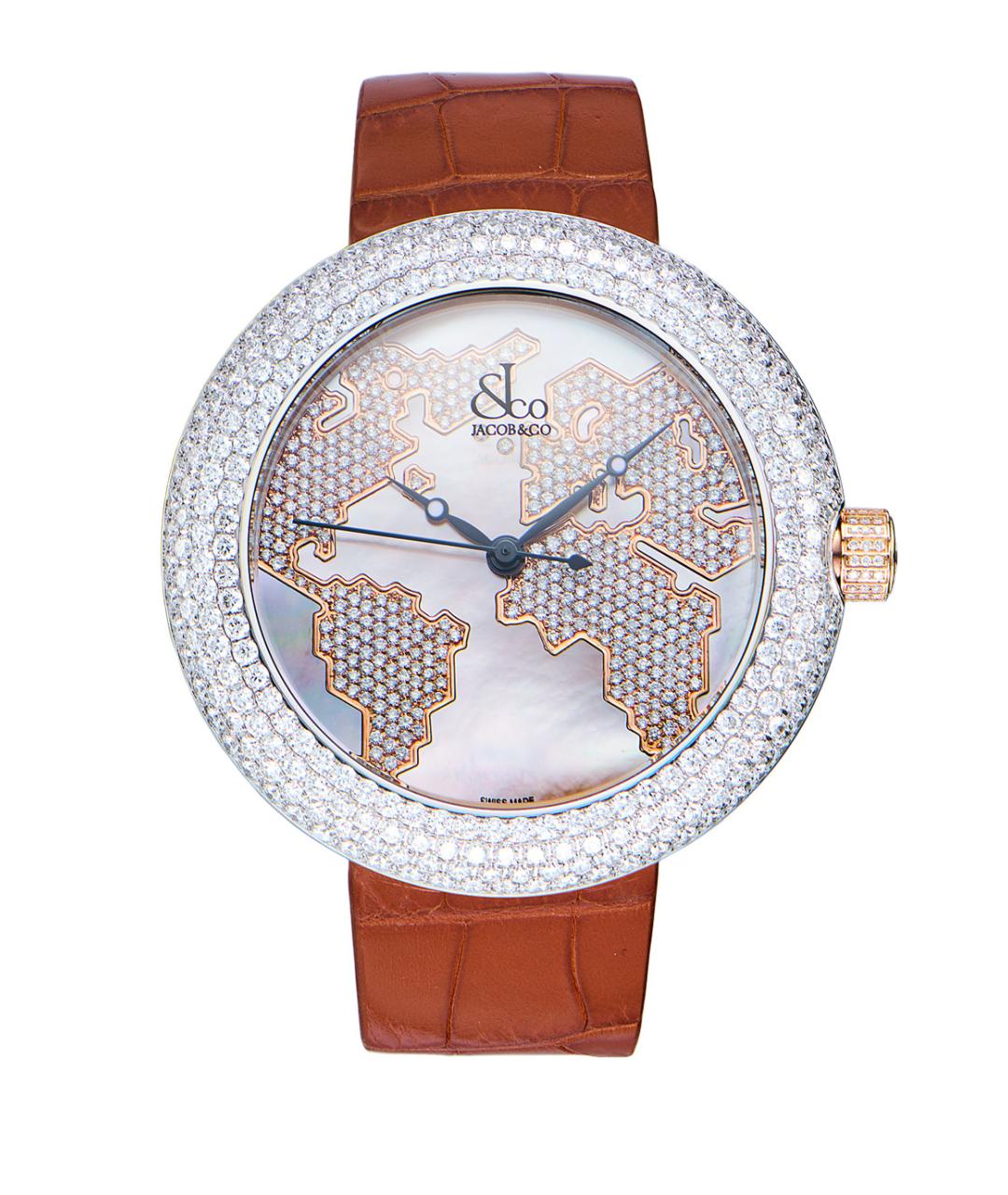 JACOB&CO Коричневые часы, фото 1