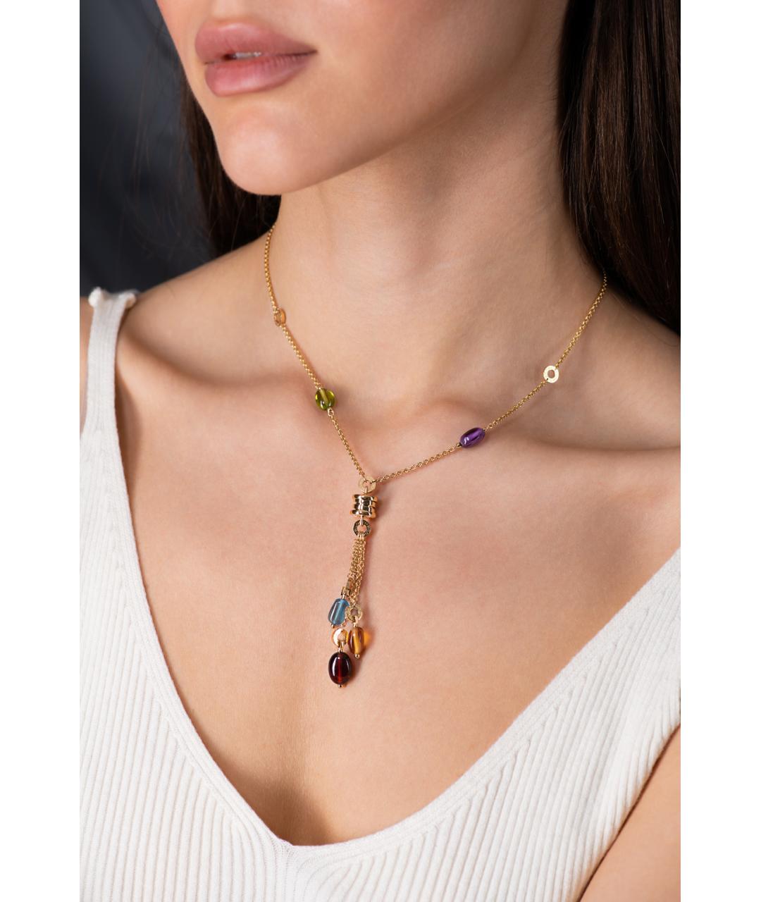 BVLGARI Мульти колье из розового золота, фото 4