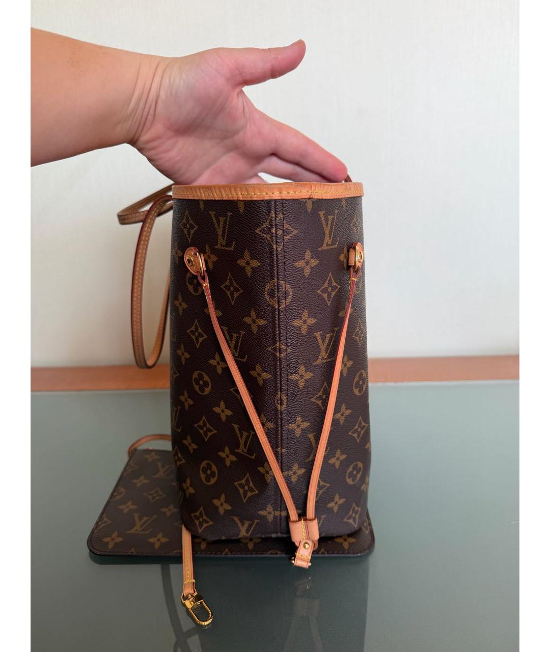 LOUIS VUITTON Коричневая сумка тоут, фото 2